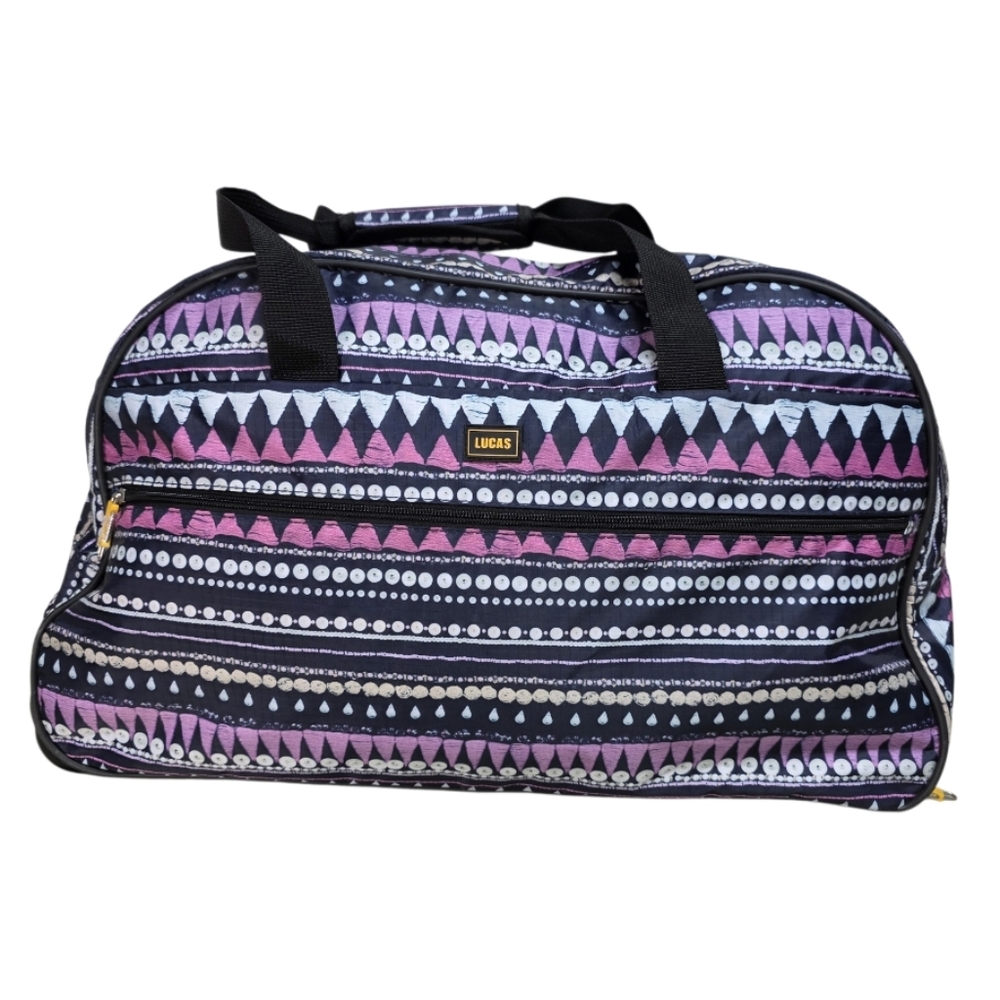LUCAS Lightweight Duffel Bag wWheels, Weekender Bag